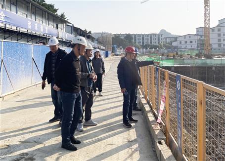 柳州市檢查組到幸福家項(xiàng)目開展質(zhì)量安全管理評價暨歲末年初安全生產(chǎn)大檢查